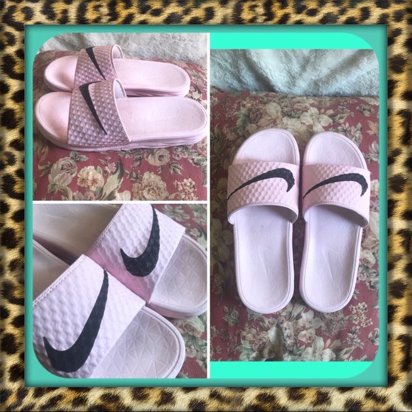 Nike Shoes - 👑Pink NIKE Solar Soft Slides